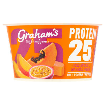 Graham's Protein 25g Passion Fruit, Mango & Papaya Yogurt 200g