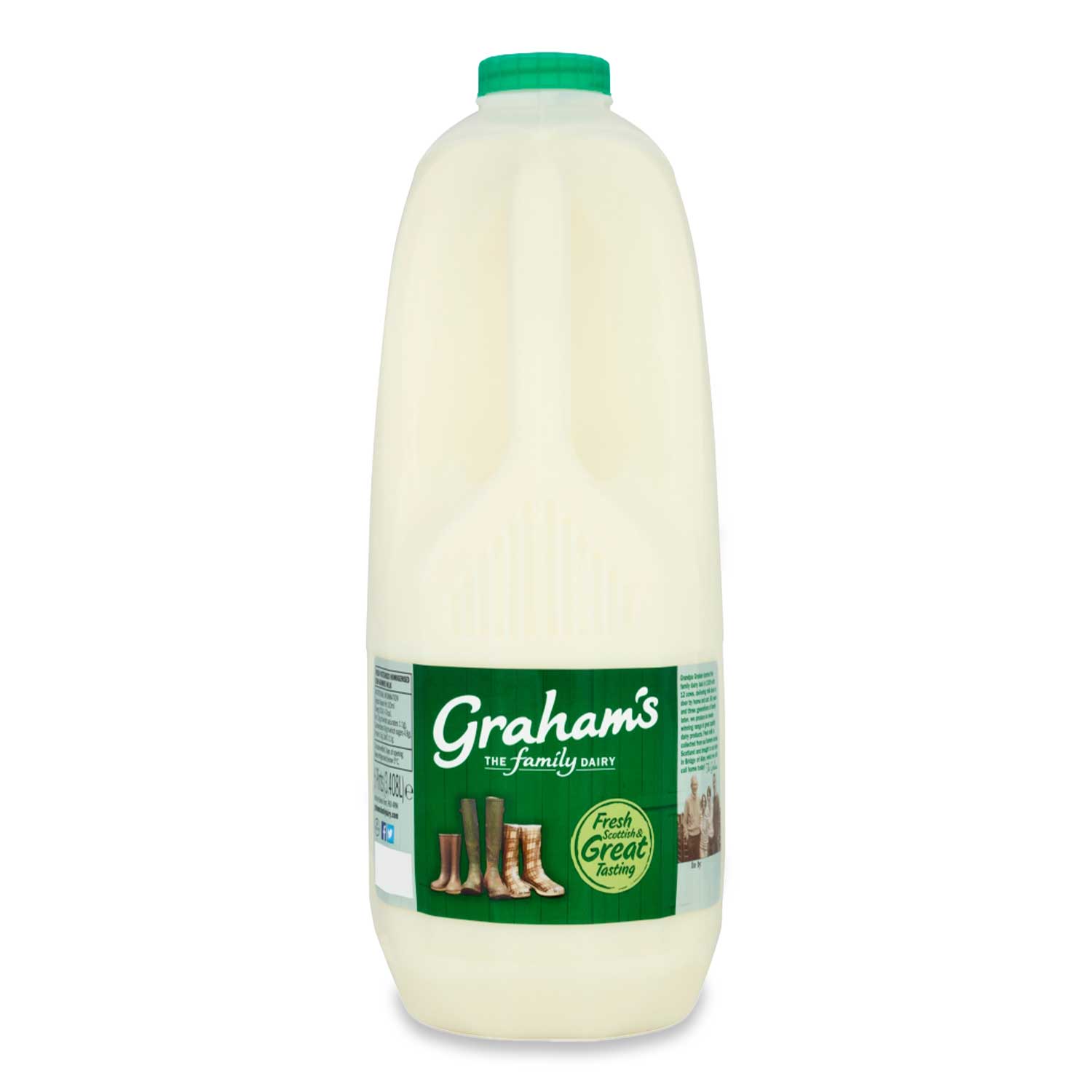 Tesco Organic British Whole Milk 2.272L/4 Pints - HelloSupermarket