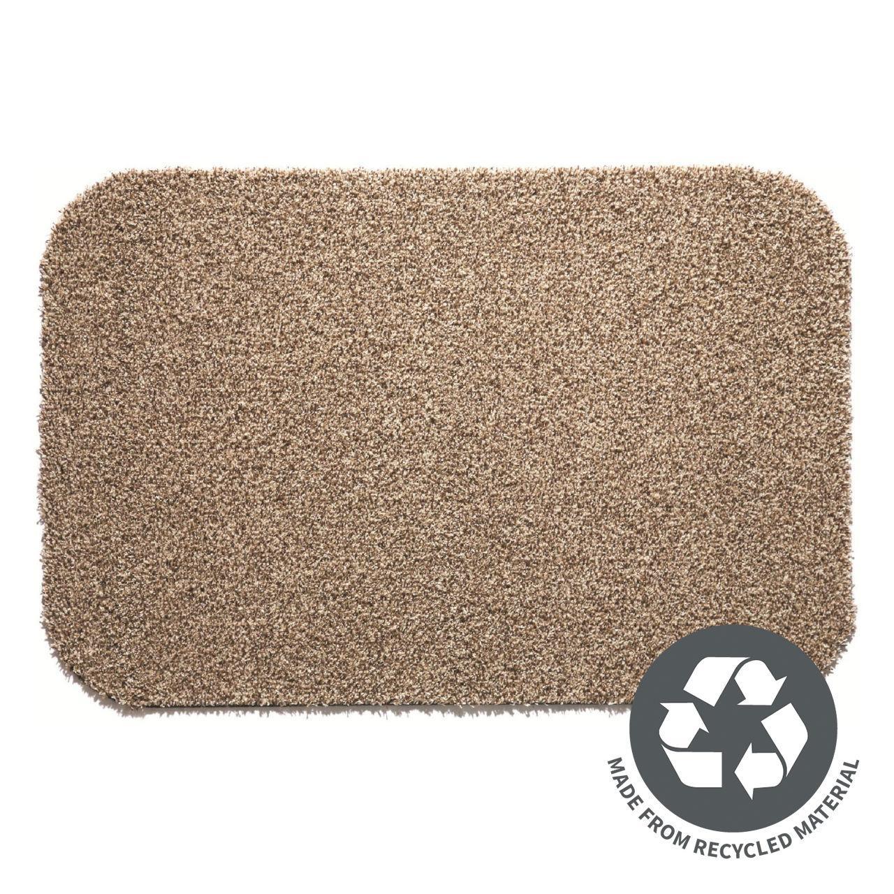 Hug Rug Recycled Doormat, Linen 50X75.0cm