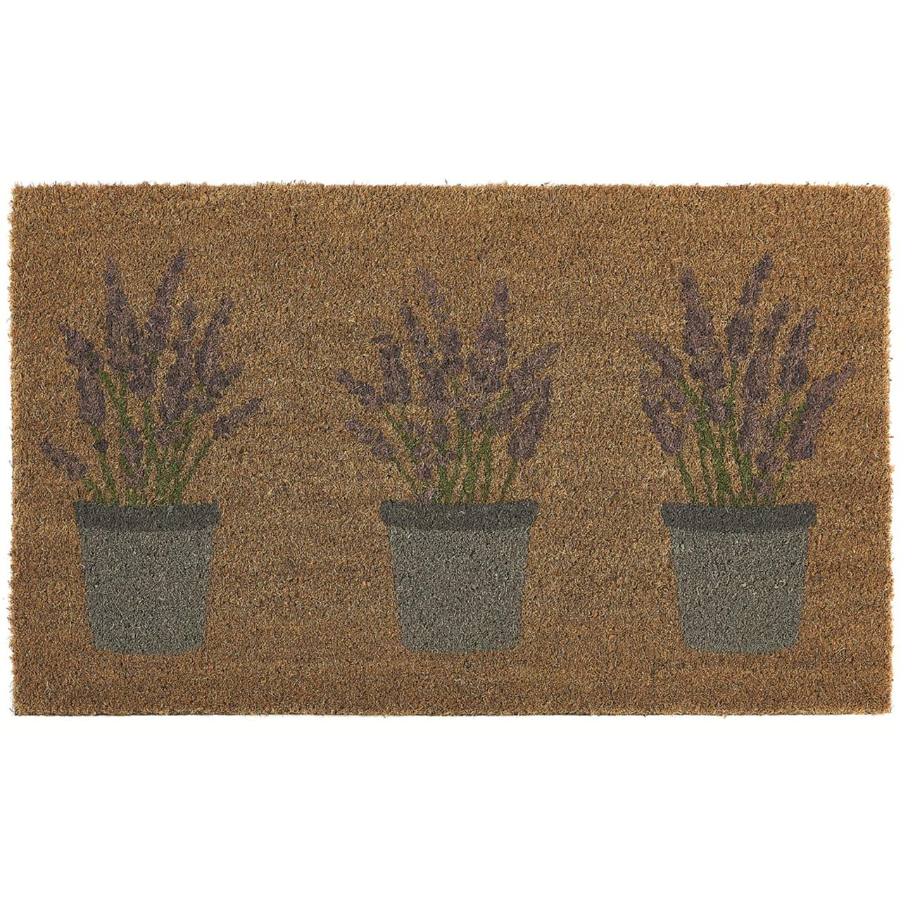 Hug Rug Lavender Print Door Mat 