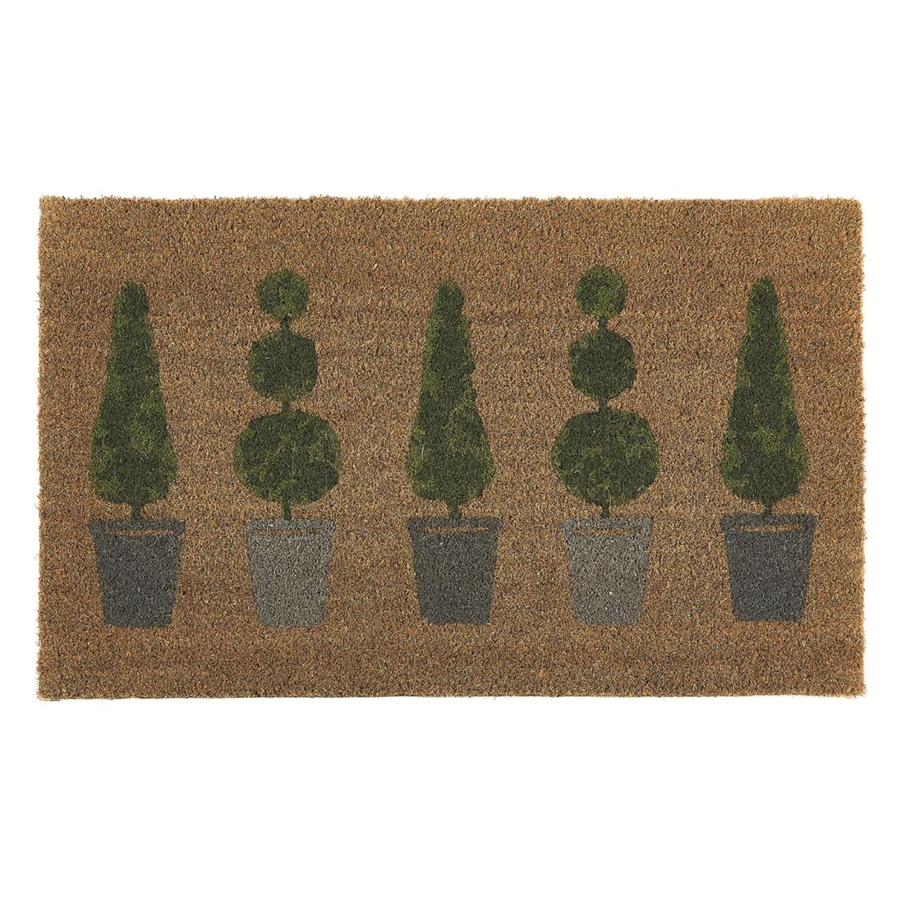 Hug Rug 45cm x 75cm Topiary Printed Door Mat 