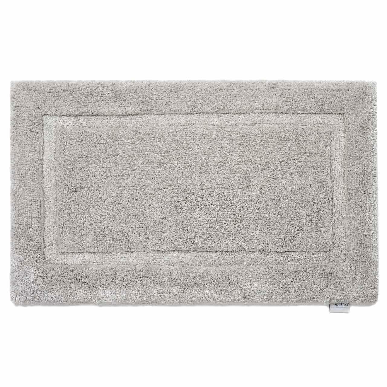 Hug Rug Biodegradable Bathmat Border, Silver