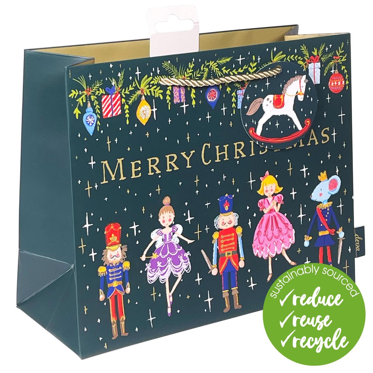 The Nutcracker Large Christmas Gift Bag