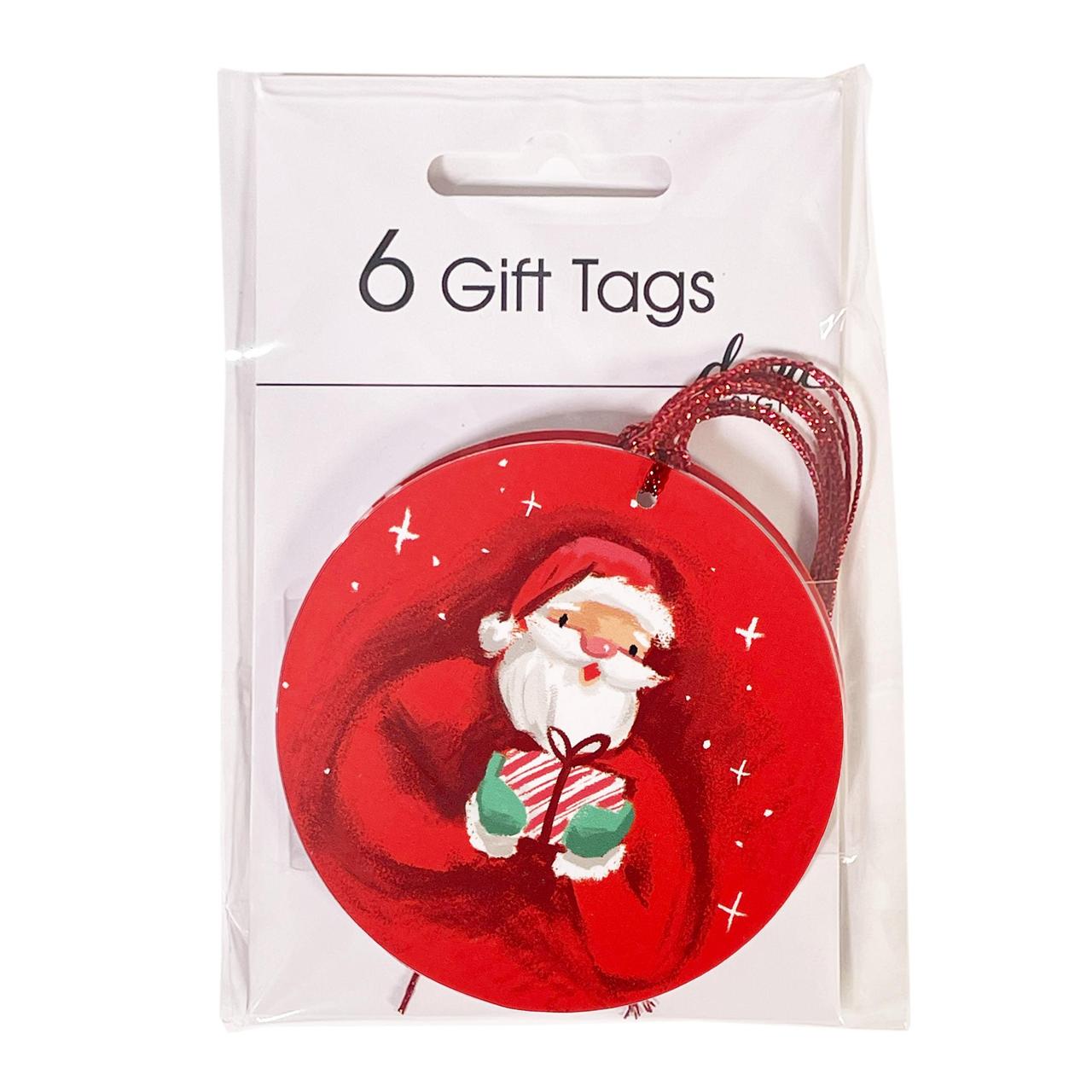 Santa Party Christmas Gift Tags