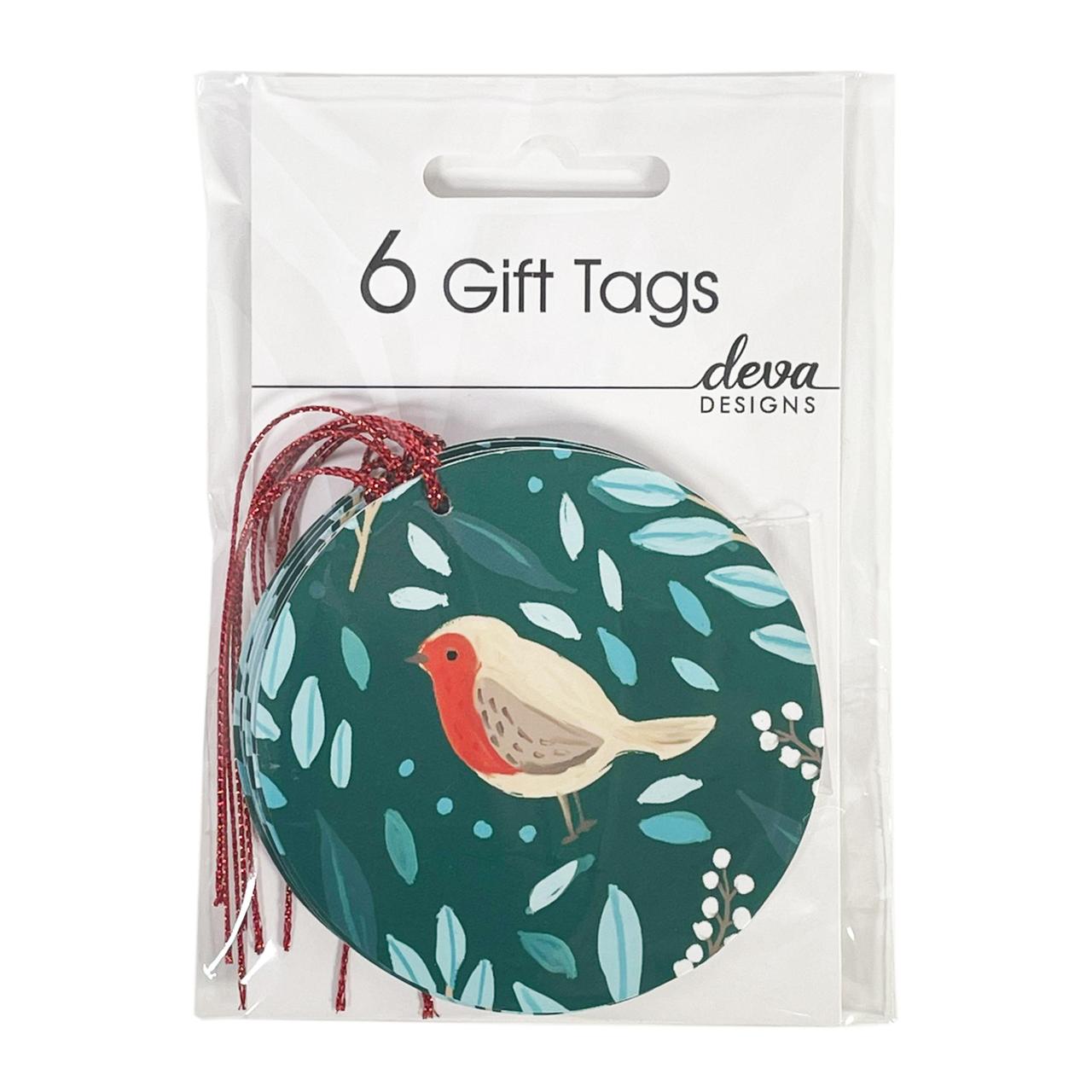 Robin Christmas Gift Tags