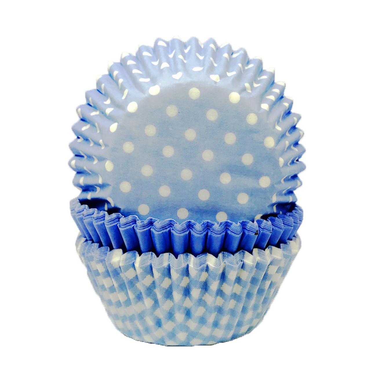 Pastel Blue Cupcake Cases