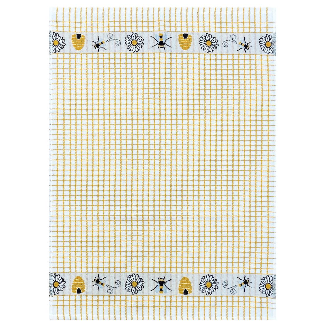 Poli-dri Jacquard  Honey Bees Tea Towel