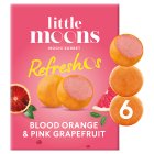 Little Moons Mochi Sorbet Refreshos Blood Orange & Pink Grapefruit 6x32g