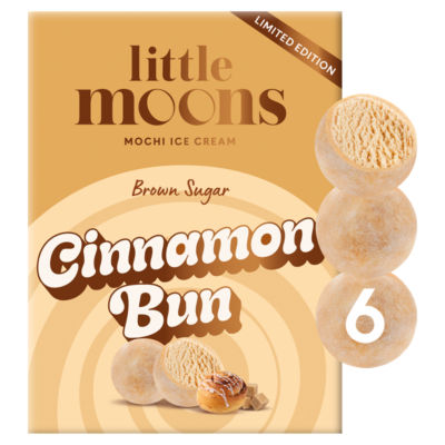 Little Moons Mochi Ice Cream Cinnamon Bun 192g (6 x 32 g)