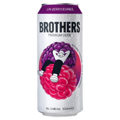 Brothers Un-Berrylievable Cider 3.4% Abv 500ml