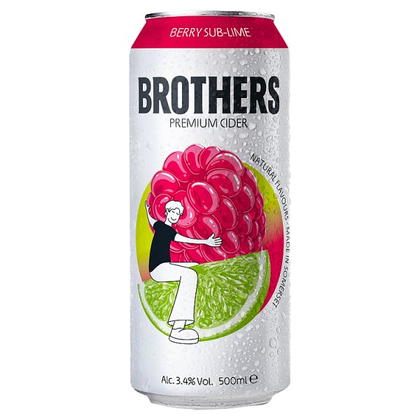 Brothers Premium Cider Berry Sub-Lime 500ml