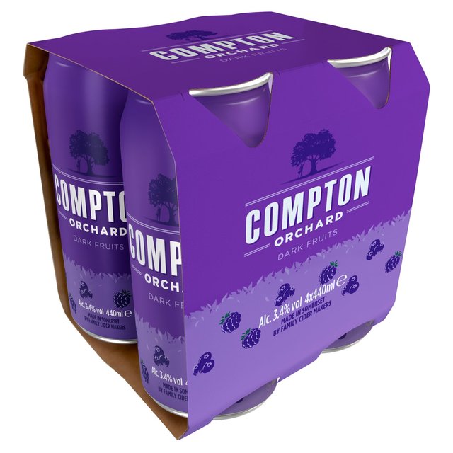 Compton Orchard Dark Fruits Cider 4 x 440ml