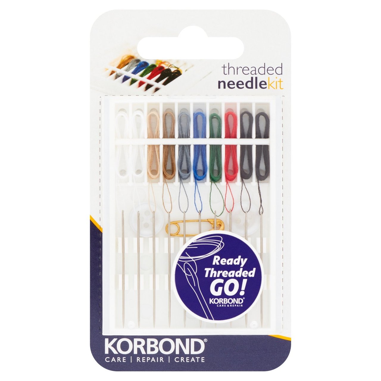 Korbond Threaded Needle Kit 10pcs