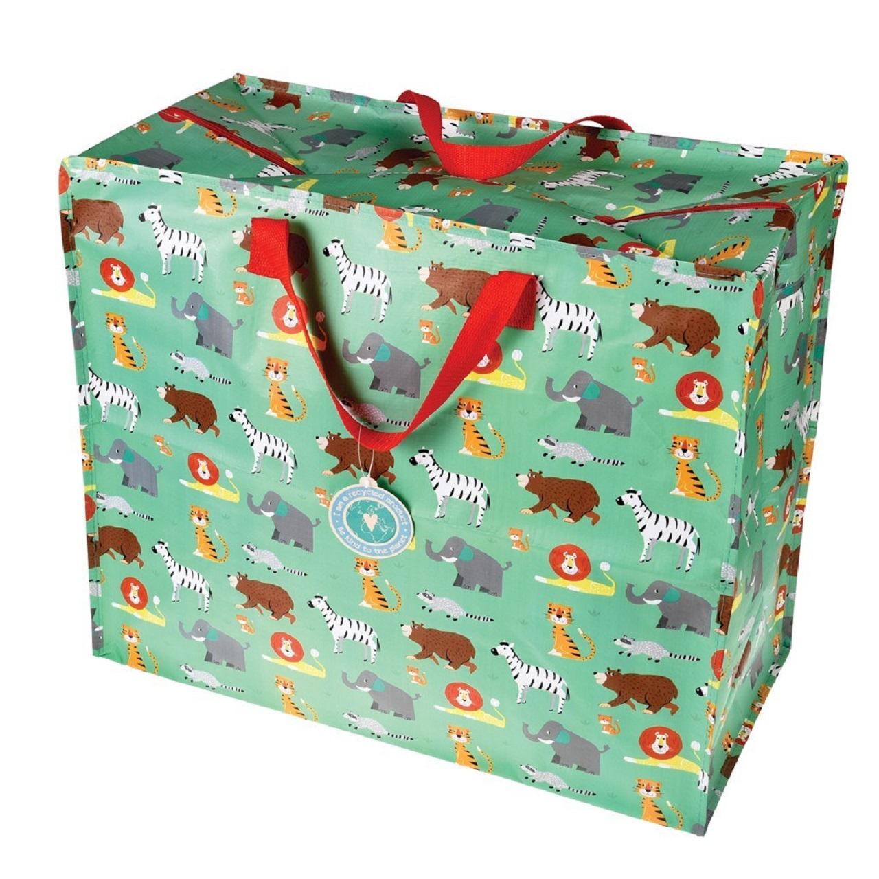 Zoo Animals Jumbo Storage Bag