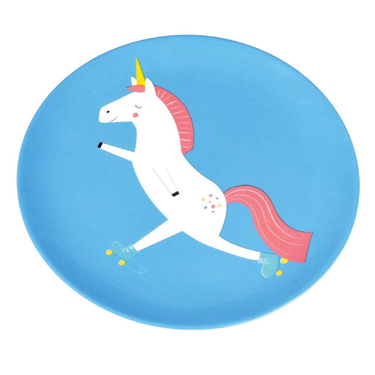 REX London Unicorn Melamine Plate