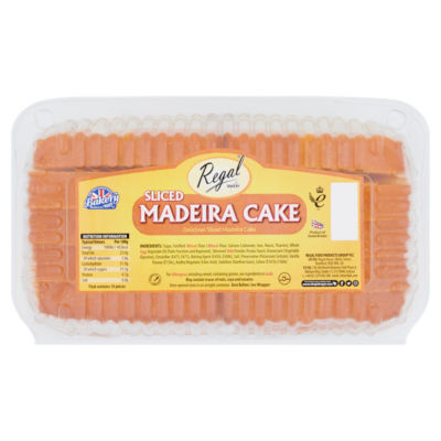 Regal Sliced Madeira Cake  10 per pack