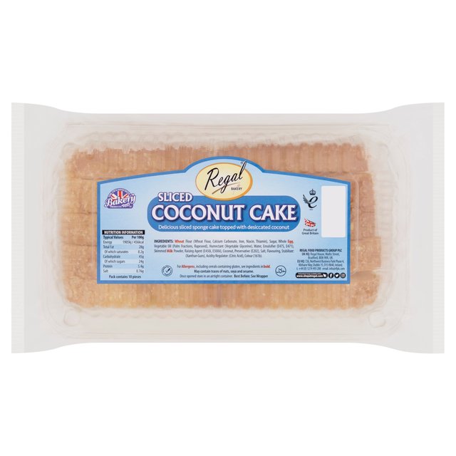 Regal Sliced Coconut Cake  10 per pack