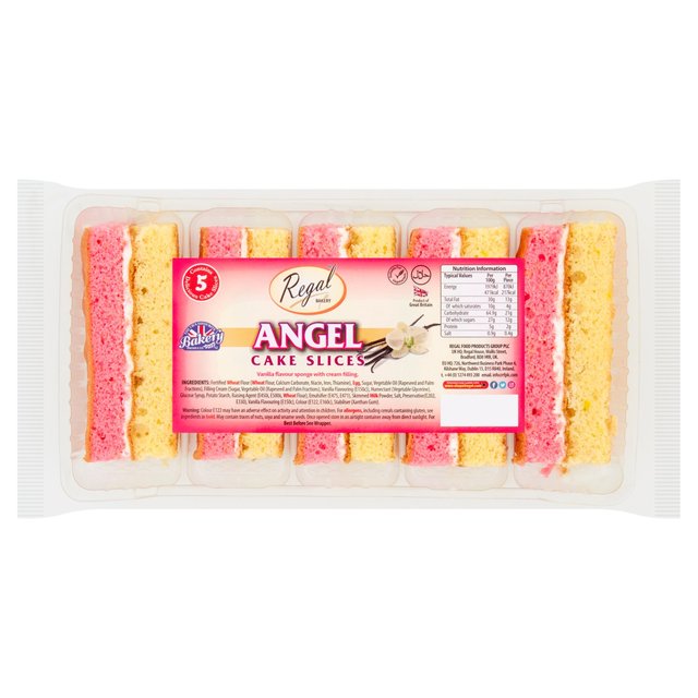 Regal Angel Cake Slices 5 per pack