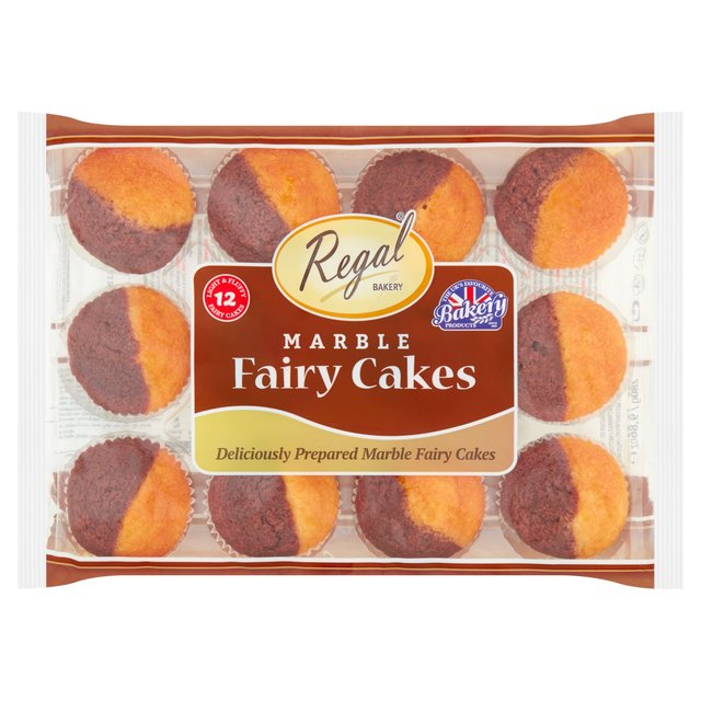 Regal Marble Fairy Cakes 12 per pack