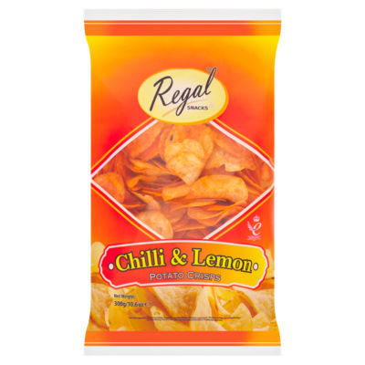 Regal Snacks Chilli & Lemon Potato Crisps 300g