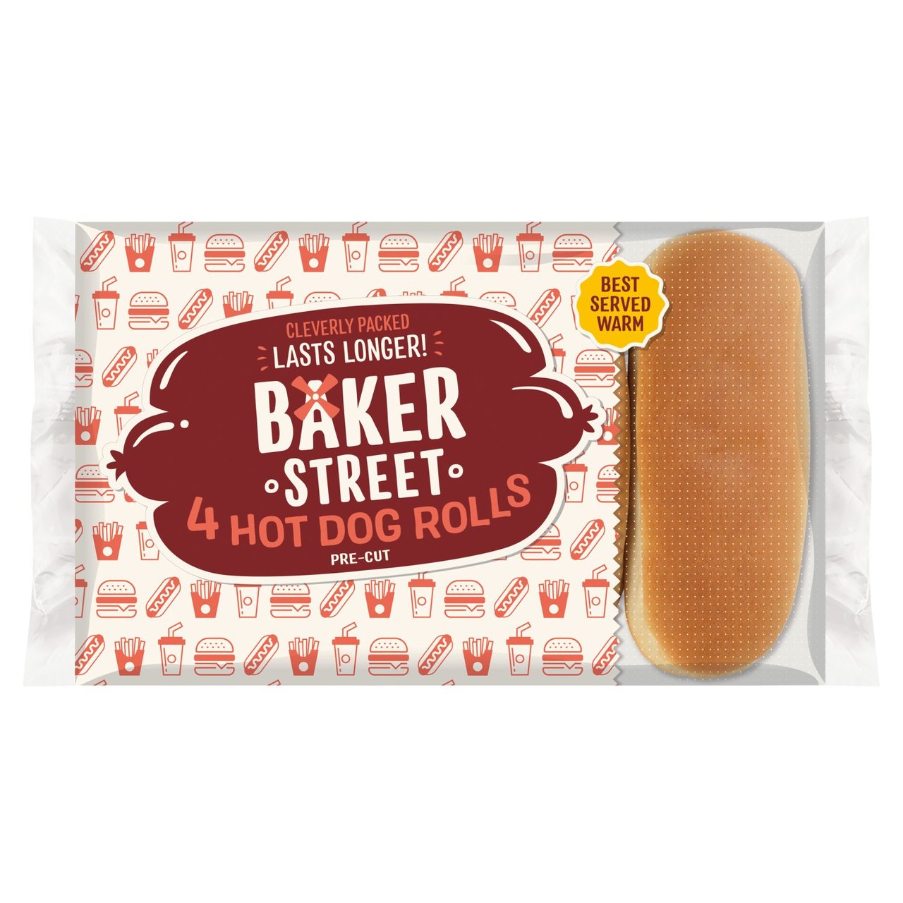 Baker Street 4 Hot Dog Rolls