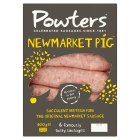 Powters Newmarket Sausages x6 400g