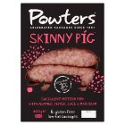 Powters Skinny Pig Gluten Free Low Fat Sausages x6 400g