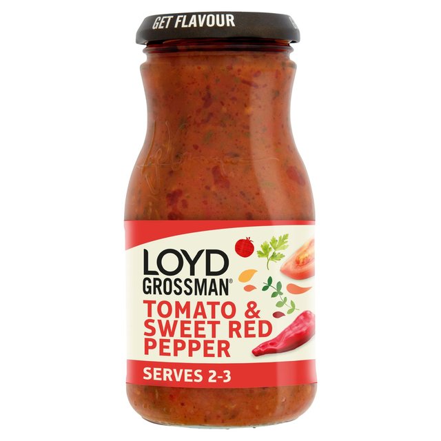 Loyd Grossman Tomato & Sweet Red Pepper Pasta Sauce 350g