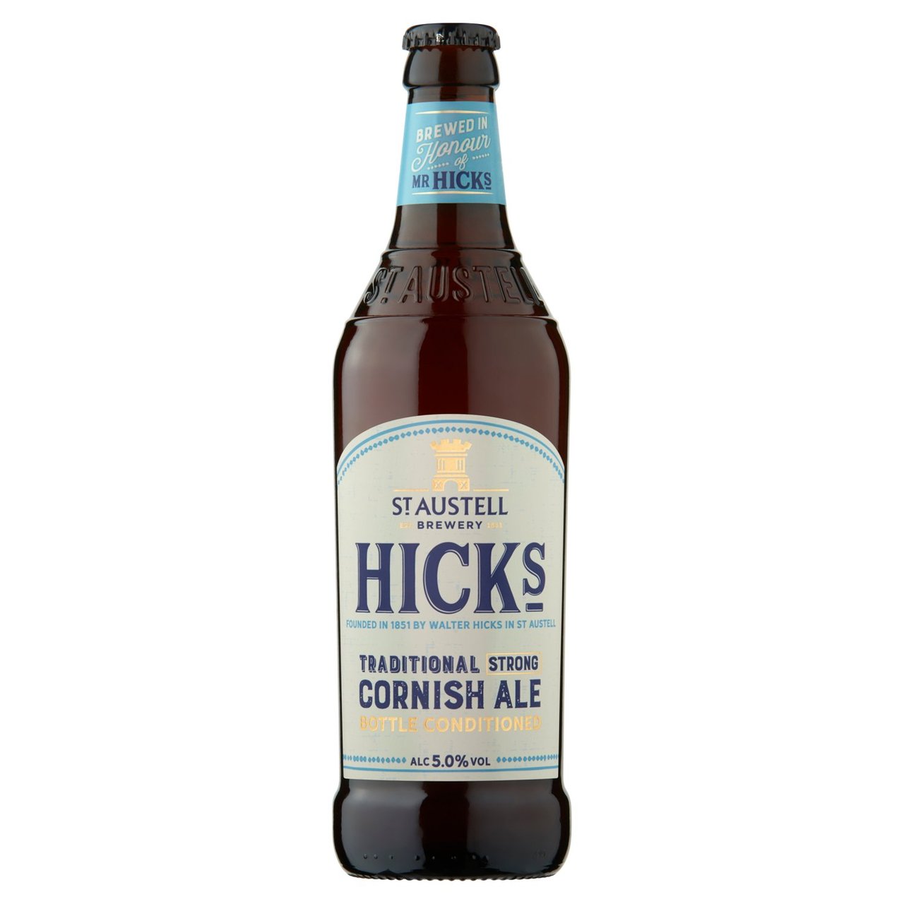 St Austell Brewery Hicks Traditional Strong Cornish Ale 500ml