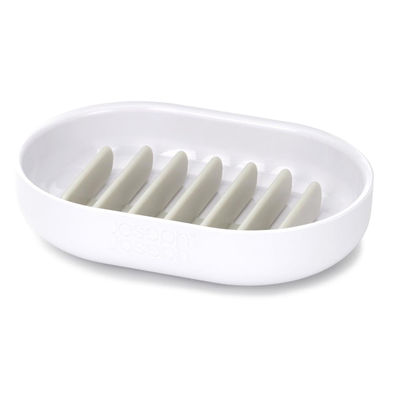 Joseph Joseph Duo Quick-drain Soap Dish, White