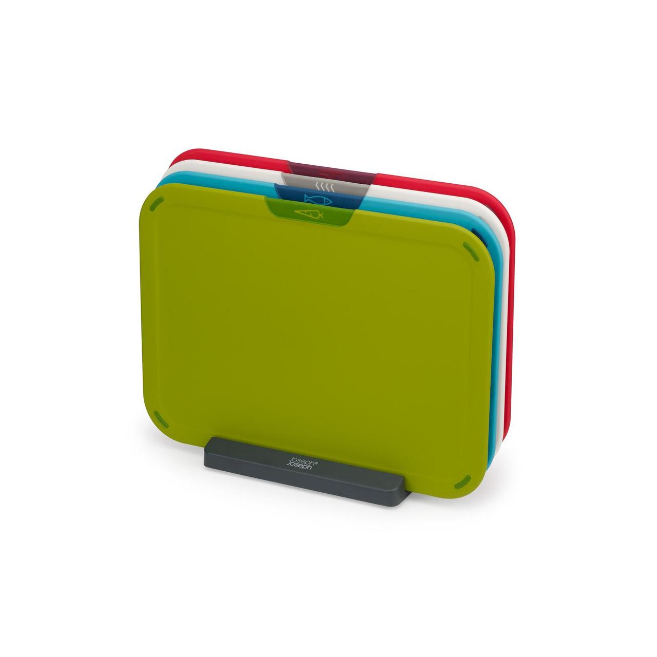 Joseph Joseph Duo Icon 4 piece Chopping Board set -Multicolour