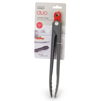 Joseph Joseph Duo Lockable Tongs with integrated tool rest