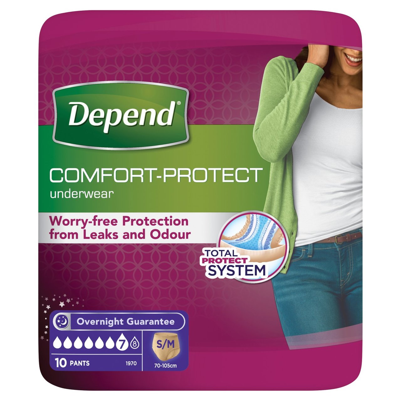 Always Discreet Underwear Incontinence Pants Normal Large x10