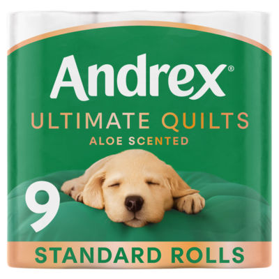 Andrex Ultimate Quilts + Aloe Vera Toilet Roll