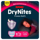 Huggies DryNites Bedwetting Pyjama Nappy Pants Girl Age 8-13 Mega Pack x23