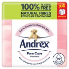 Andrex Pure Care Washlets Moist Toilet Tissue 4 Pack