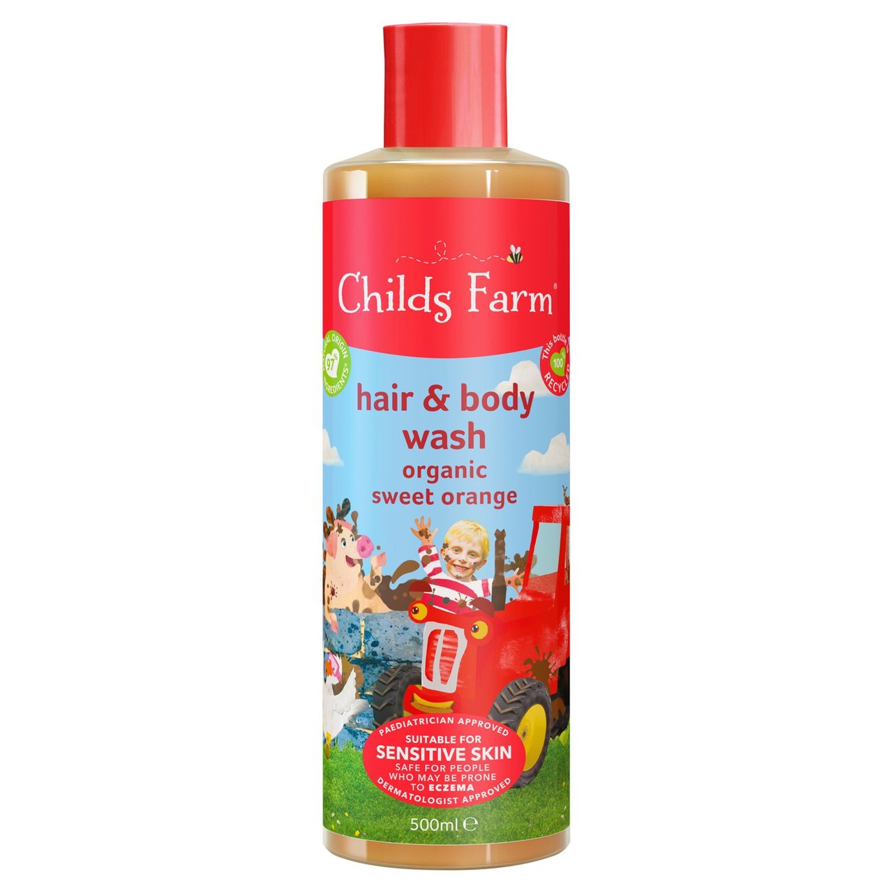 Childs Farm Kids Organic Sweet Orange Hair & Body Wash 