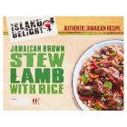 Island Delight Jamaican Brown Stew Lamb with Rice 400g (Serves 1)