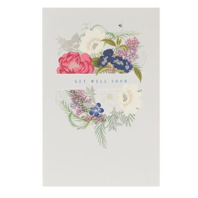 Floral Get Well Card