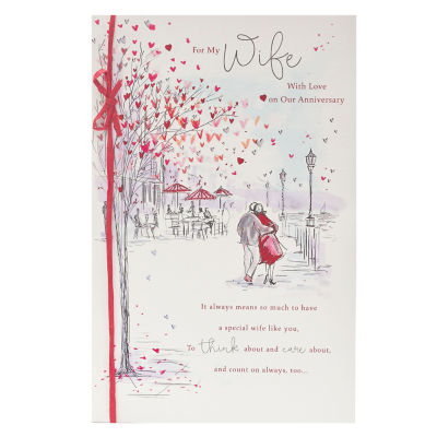 Gibson Artist Notebook Wife Anniversary Card