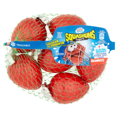 Munch Bunch Squashums Shapes Strawberry 6x60g