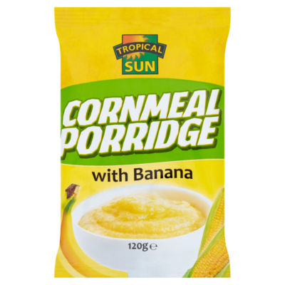 Tropical Sun Cornmeal Porridge with Banana