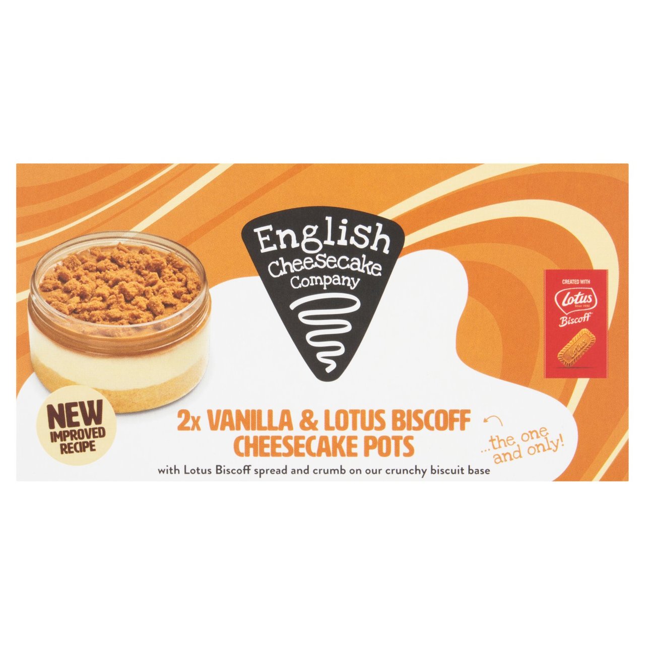 English Cheesecake Company Lotus Biscoff Cheesecake Pots