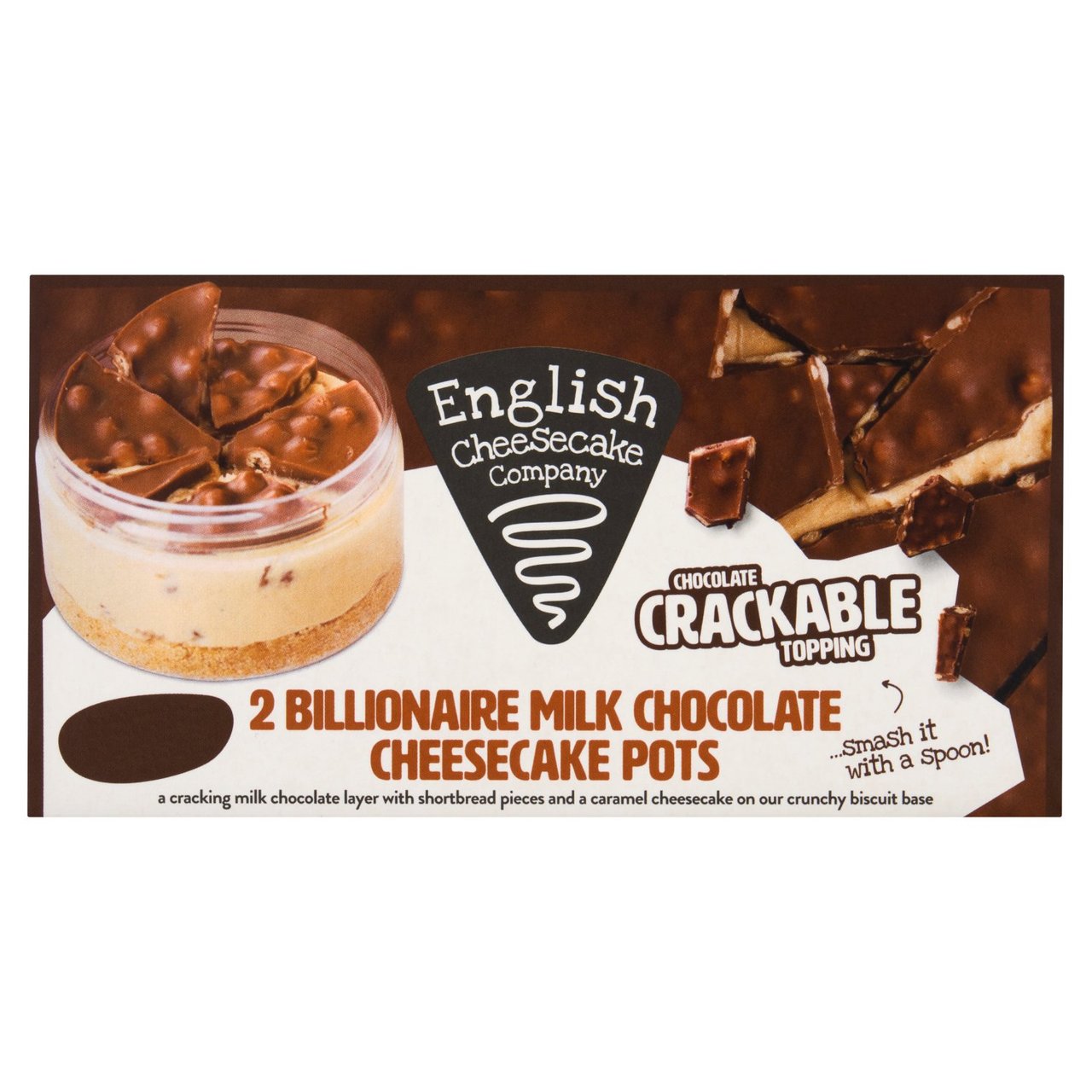 English Cheesecake Company Billionaire Crackable Cheesecake Pots