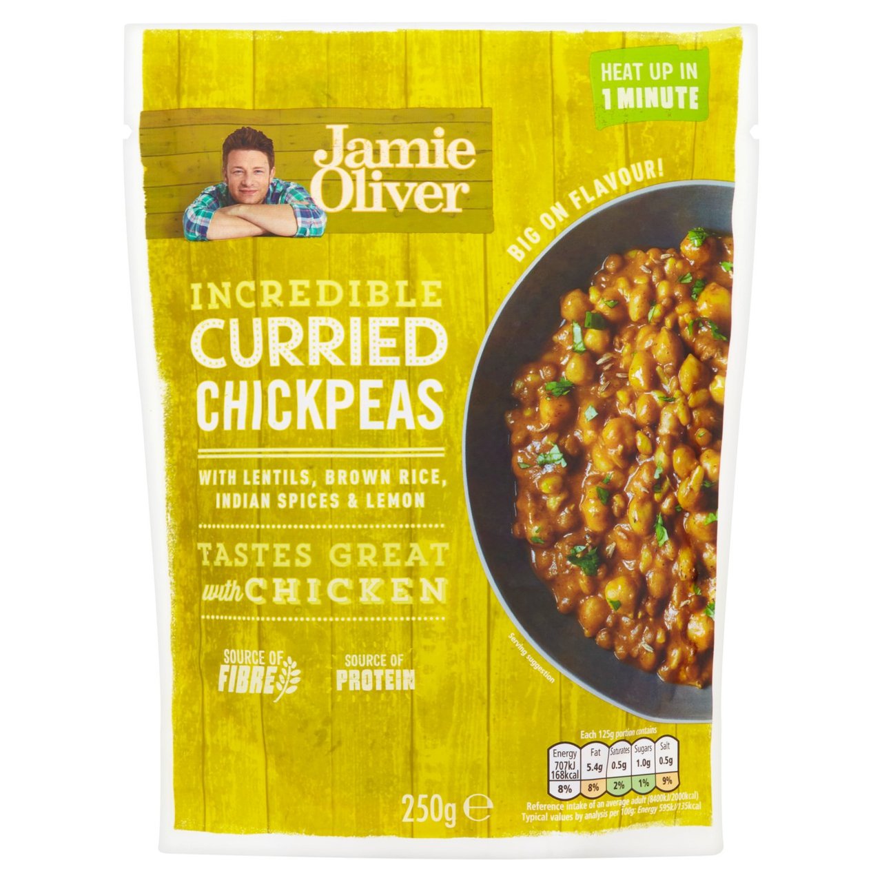 Jamie Oliver Curried Chickpeas 250g