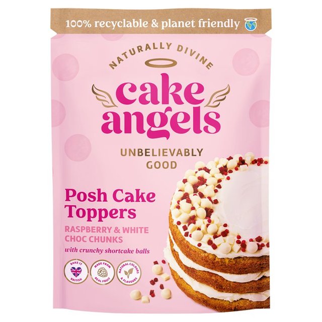 Cake Angels Posh Cake Toppers Raspberry & White Chocolate Chunks  90g