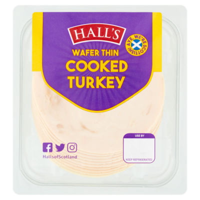 Hall's Wafer Thin Cooked Turkey