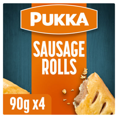 Pukka 4 Sausage Rolls 360g