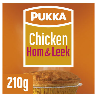 Pukka Chicken, Ham and Leek Pie