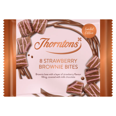 Thorntons Limited Edition 8 Strawberry Brownie Bites